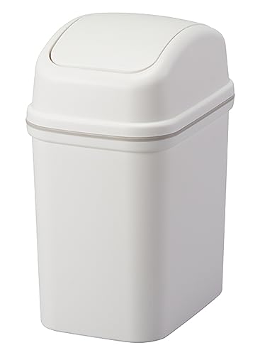 アスベル くず入れ ゴミ箱 エバンスウィング 5.7L フタ付 ホワイト 送料無料