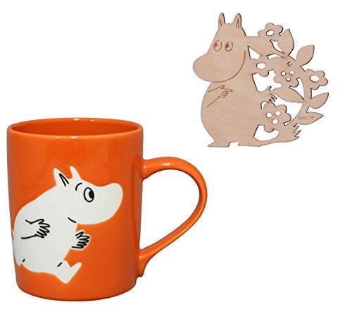 乐天商城 - 山加商店 MOOMIN ( ムーミン ) マグカップ 木製コースター付 ムーミン 容量約300ml グッズ 北欧 母の日 プレゼント 食 送料無料