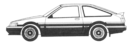 フジミ模型 1/24 頭文字Dシリーズ No.006 ハチロクレビン 秋山渉 ISD-006 送料無料