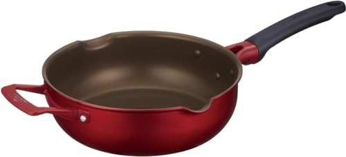 サーモス デュラブルシリーズ マルチパン 炒め鍋 24cm レッド IH対応 KFJ-024W R 送料無料