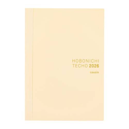 ほぼ日手帳2026本体カズン 英語版[A5/1日1ページ(英語)/1月/月曜はじまり] 送料無料