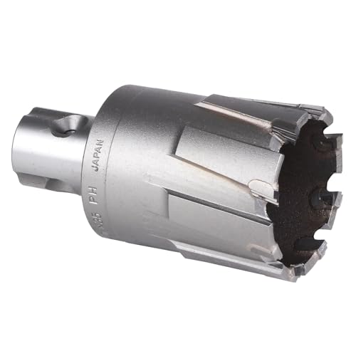 -/-/DLMB35A32・パッケージ個数:1・シャンクサイズ:19.05mm・全長:72mm、有効長:35mm・刃先径:32mm、刃幅:3.2mm、刃数:6枚・適合電動工具:日東工器(LO-3000A・LO-3550A・AW-3500・A-3000・AR-3000・A-5500・QA-4000・QA-6500)・育良精機(IS-LB25V・ISK-LB30Li・IS-LB30SX・SW・ISK-LB50SX)・HiKOKI(BM40M2)・材質:特殊鋼金属材料への大口径の穴あけ作業を、より少ないエネルギー消費と、より早い作業速度で実現 【用途】 厚さ35mmまでの鋼板、形鋼、ステンレス板、鋳鉄などへの穴あけ 【特徴】 ・独自の3分割刃先形状により、耐久性が大幅アップ ・作業性、切り粉の排出性も大幅に向上 ・難削材とされるSM/SN材にも対応 ・造船、橋梁、形枠、鉄骨建造物への穴あけ作業に最適 ・磁器ボール盤で使用でき、小パワーの小型磁気ボール盤でもスムーズに穿孔可能 【注意事項】 ※直立ボール盤・ラジアルボール盤・旋盤・フライス盤使用時には、別売のシャンクアッセンブリーが必要です。 ※磁気ボール盤でのステンレス穿孔は不向きです。 ※使用可能刃先径、有効板厚は機械の仕様をご確認下さい。 ※HiKOKIの電動工具をご使用の場合、ミヤナガのセンターピンは使用できません。 ※純正センターピンをご使用下さい。