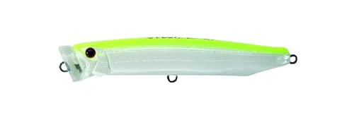 100mm/22gパールチャート/100mm/CFP100・Color:パールチャートStyle:100mm/22g・パッケージ個数:1・TYPE：フローティング・Length：100mm・Weight：22g・Hook：ST-56#2一口サイズながら、太軸フックを備えたヘビーデューティー仕様。オフショアで、ベイトが小さい時の切り札となるモデルです。ショアキャスティングの青物はもちろん、リーフでの手軽なゲームにも頼れる1 本です。