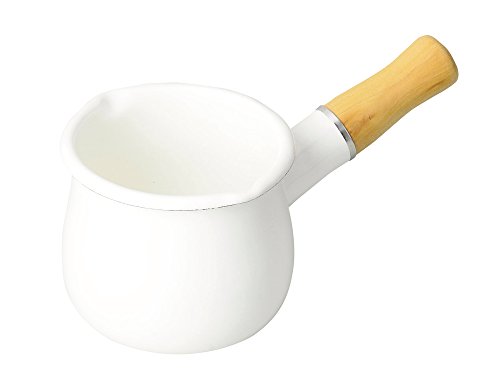 パール金属 ペイント仕上げ ミルクパン 10cm ホーロー ブランキッチン ホワイト HB-3676 送料無料