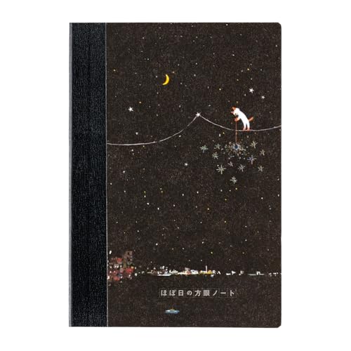 ほぼ日手帳 久保田寛子/ほぼ日の方眼ノート(A6)今夜も線香花火の星降らし 手帳アクセサリー 送料無料