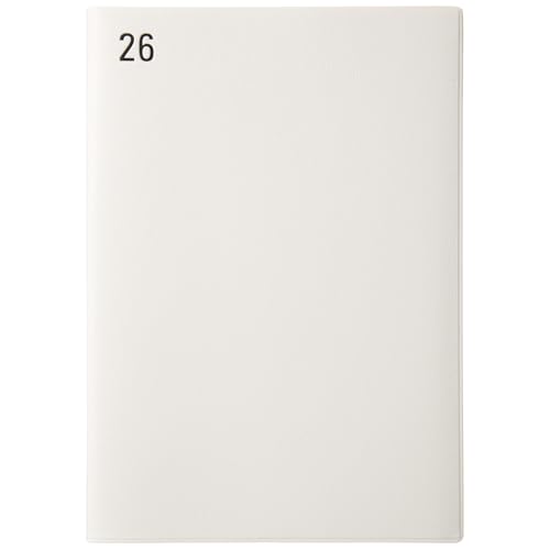 ラコニック 手帳 2026年 A5 ウィークリー 年号 ホワイト LALS86-270WH (2025年9月始まり) 送料無料