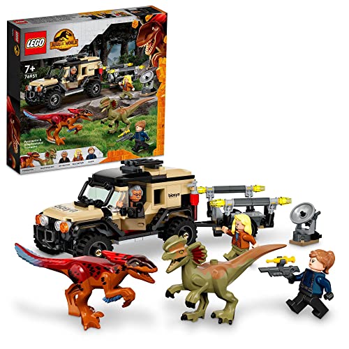 レゴ(LEGO) ジュラシック・ワールド ピロラプトルとディロフォサウルスの輸送 76951 おもちゃ ブロック プレゼント 恐竜 きょ 送料無料