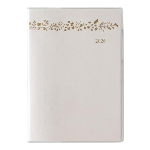 2643 ペイジェムマンスリーB6-iアイダにメモ日曜(ホワイト) 送料無料