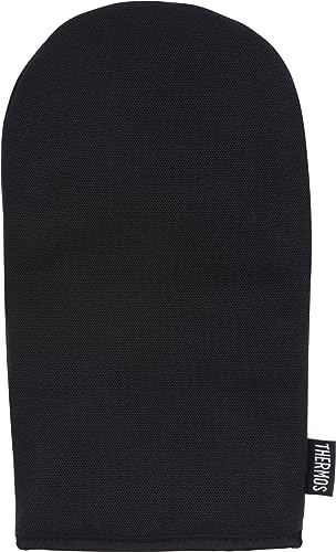 サーモス ミトン 鍋つかみ ブラック 耐熱温度200℃ 洗濯機で洗える 1枚入 キッチンツール KT-M001 BK 送料無料