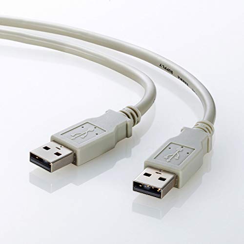 サンワサプライ USBケーブル(Aオス-Aオス) 3m KB-USB-A3K2 送料無料