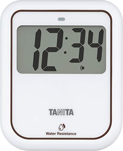 タニタ(Tanita) 非接触タイマー 洗えるタイプ 大画面 100秒 衛生的 手洗い ホワイト TD422WH 送料無料