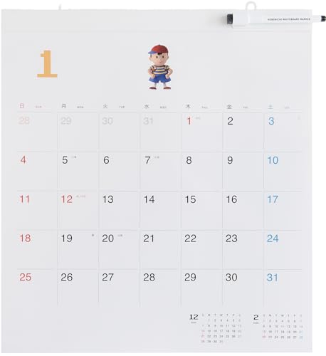 ほぼ日ホワイトボードカレンダー2026(MOTHER)フルサイズ 壁掛け 送料無料