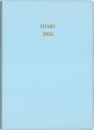 Rakuten - 博文館 日記 2026年 B6 中型横線ダイアリー ソフト ブルー No.171 (2026年 1月始まり) 送料無料