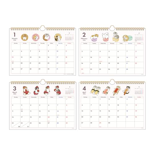 サンスター文具 mofusand 2026年 カレンダー 壁掛け mofusand S8521484 送料無料