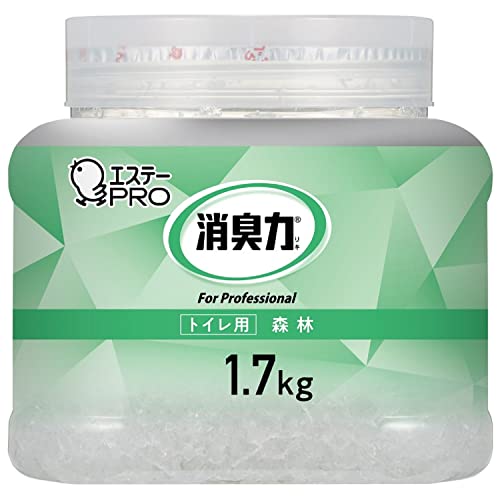 消臭力 業務用 クラッシュゲルタイプ トイレ用 本体 森林 1.7kg サニティー トイレ 消臭剤 消臭 芳香剤 業務用消臭剤 エステー 送料無料