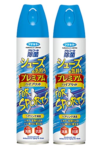 ブルー/280ミリリットル (x 2)/4902424445596・FlavorName:280mL 2個Size:280ミリリットル (x 2)・パッケージ個数:2・セット内容:2個セット・速攻除菌+抗菌持続のプレミアム処方。・ニオイの強い運動靴にも・足元特有の嫌なニオイを中和し素早く消臭。・内容量:280ml×2個商品紹介 ●シューズの気持ちプレミアムハイブリッドのスポーツ用。 ●速攻除菌+抗菌持続のプレミアム処方。 ●ニオイ菌の増殖を長時間抑制。 ●ペアリング消臭効果でニオイの強い運動靴にも。 ●芳香成分が足回りの嫌なニオイを取り込み、いい匂いに変えます。 ●瞬間消臭。足元特有の嫌なニオイを中和し素早く消臭。 ●化粧品原料を使用しているので、肌についても安心。 ●逆さにしてもスプレーできるので、靴下、ブーツの中などにも手軽に使えます。 ●フレッシュシトラスの香り。 原材料・成分 香料、ポリアミン系消臭剤、陽イオン系界面活性剤、イソプロピルメチルフェノール、エタノール