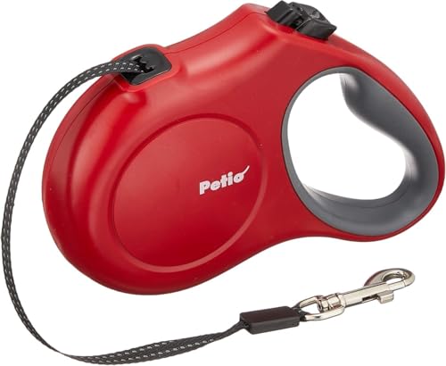 Rakuten - ペティオ (Petio) リールリードロード レッド 小型犬用 S サイズ 送料無料