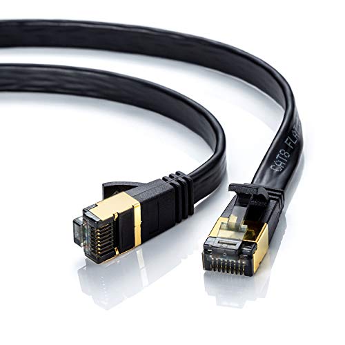 Rakuten - サンワサプライ(Sanwa Supply) CAT8フラットLANケーブル(0.5m) 40Gbps/2000MHz RJ45 ツメ折れ 送料無料