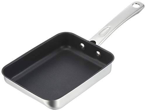 マイヤー(Meyer) フライパン 「マキシム エスエス エッグパン 18cm」 卵焼き 玉子焼き器 日本製ステンレス IH対応 ふっ素 送料無料