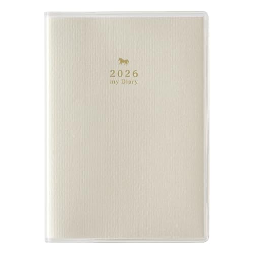 能率 ペイジェム 日記 2026年 B7 メモリー ベージュ 8507 (2026年 1月始まり) 送料無料