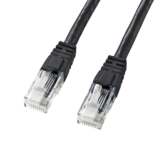 Rakuten - サンワサプライ つめ折れ防止カテゴリ6LANケーブル(ブラック・7m) KB-T6TS-07BKN 送料無料
