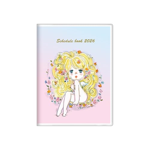 サンスター文具(Sun-Star Stationery) 水森亜土 グッズ キャラクター手帳 2026年 月間A6 ピンク S29591 送料無料