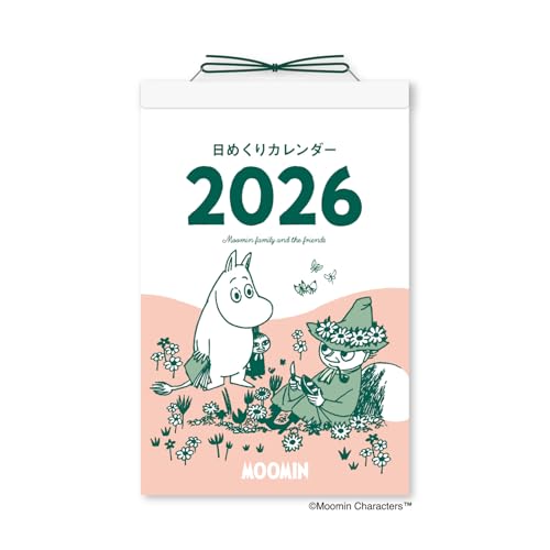 新日本カレンダー 2026年 カレンダー 日めくり ムーミン NK4410 送料無料