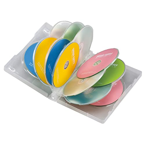 乐天商城 - サンワサプライ DVDトールケース(12枚収納・3枚セット・クリア) DVD-TW12-03CLN 送料無料