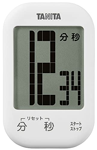乐天商城 - タニタ キッチン 勉強 学習 タイマー マグネット付き デジタルタイマー 100分計 大型表示 ココナッツホワイト TD-413-WH 送料無料