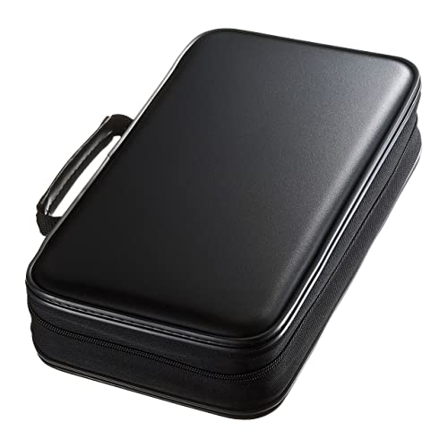 サンワサプライ(Sanwa Supply) ポリプロピレン DVD・CDセミハードケース(96枚収納・ブラック) FCD-WL96BK 送料無料...