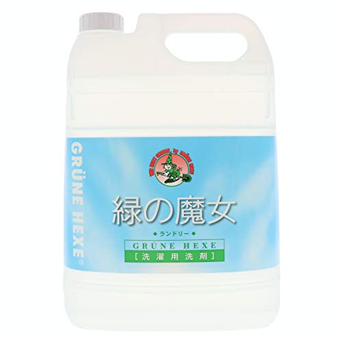 ランドリー/5リットル (x 1)/緑の魔女・FlavorName:ランドリーSize:5リットル (x 1)・パッケージ個数:1・使い続けて排水パイプもきれいに・植物由来成分で肌に優しい・やさしいフローラルの香り・高い洗浄力で頑固な汚れもスカッと落とす・大容量でお得に使える商品紹介 ●バイオパワーでパイプの汚れも除去。●排水もキレイにします。 ご注意（免責）＞必ずお読みください ご注意（免責）＞ 必ずお読み下さい 在庫完売の際は、お取寄せ又はキャンセルとなる場合がございます。また、Amazon配送予定日と弊社商品お届け予定日は異なる場合もございますので予めご了承下さい。 商品は予告なくパッケージ変更の場合もあります。※お客様都合によるご返品はお受けできません