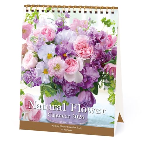 2026年カレンダー ナチュラルフラワー(卓上) 送料無料