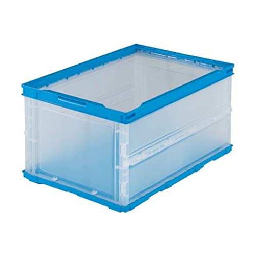 Rakuten - トラスコ中山(TRUSCO) 薄型折りたたみコンテナ 収納ケース 収納ボックス 透明 30L TR-O30B-TM 送料無料