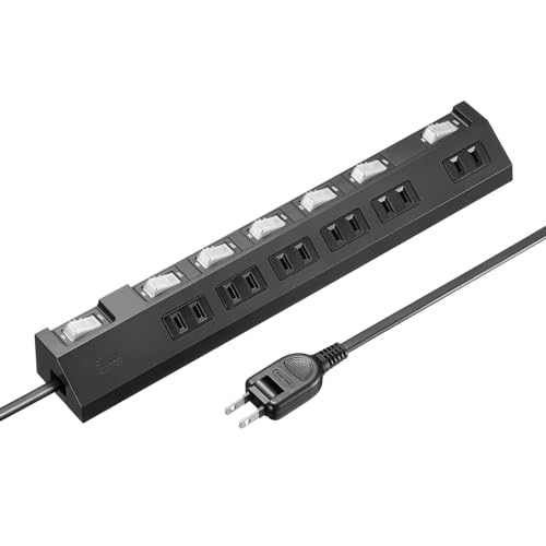 6個口ブラック/2m/TAP-S30-2BK・Color:ブラックSize:2mStyle:6個口・パッケージ個数:1・個別スイッチにより、機器ごとのON・OFFが可能なため、必要でない機器をこまめにOFFにすることで待機電力を減らし、節電や節約効果に役立ちます。・ホコリ防止シャッターを採用しているため、使用しないコンセントへのホコリなどの侵入を防ぎ、火災などの事故予防にもなります。・1番端にある差込口は間隔を52mm空けているため、ACアダプタなども無理なく差し込めます。・二重被覆コードを採用しており、より丈夫で安全なコードとなっています。・トラッキング防止予防に効果的な絶縁キャップ付きのスイング式プラグを採用しており、スッキリとした配線が可能です。●個別スイッチにより、機器ごとのON・OFFが可能なため、必要でない機器をこまめにOFFにすることで待機電力を減らし、節電や節約効果に役立ちます。 ●ホコリ防止シャッターを採用しているため、使用しないコンセントへのホコリなどの侵入を防ぎ、火災などの事故予防にもなります。 ●1番端にある差込口は間隔を52mm空けているため、ACアダプタなども無理なく差し込めます。 ●二重被覆コードを採用しており、より丈夫で安全なコードとなっています。 ●トラッキング防止予防に効果的な絶縁キャップ付きのスイング式プラグを採用しており、スッキリとした配線が可能です。 ●底面には強力マグネットのネオジムを装着しており、デスクのスチール製フレームなどにしっかり貼り付けられます。 ●一括集中スイッチ付き、雷ガード付きタイプです。 ■コード色：ブラック ■定格容量：15A・125V（1500Wまで） ■差し込み口形状：2P ■プラグ：2P（絶縁キャップ付きスイングプラグ） ■差込口：2P・6個口（ノーマルタイプ） ■差込口間隔：36mm 一番端の差込口のみ52mm ■シャッター：あり ■マグネット：あり ■雷ガード：あり ■コード導体サイズ：VFF1.8スケア（SQ）2心 ■コード仕上り外形寸法：4.2mmx7.6mm ■電源コード長：2m ■制限電圧：395V ■サージ耐量：2500A ■バリスタ電圧：240V ■スイッチ：一括集中スイッチ、個別スイッチ ■サイズ：W300×D46×H32mm ■重量：約405g ■認証：電気用品安全法（PSE）技術基準適合品 ■使用地域：日本国内のみ。日本以外ではご使用いただけません。