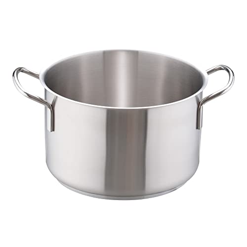 乐天商城 - 遠藤商事 業務用 ムラノ インダクション 半寸胴鍋 28cm (蓋無) IH対応 18-8ステンレス AHVA304 送料無料