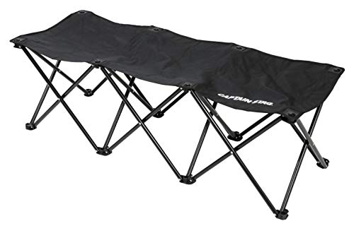 ベンチブラック/幅1230×奥行450×高さ400mm、座面の高さ：370mm/UC-1679・パッケージ個数:1・組立サイズ:(約)幅1230×奥行450×高さ400mm、座面の高さ370mm・収納サイズ:(約)260×135×高さ540mm・製品重量:(約)3.5kg・耐荷重:210kg(座面1面あたり:70kg)・材質:構造部材/金属(鋼)、表面加工/構造部材=エポキシ樹脂塗装、張り材/ポリエステル組立サイズ:(約)幅1230×奥行450×高さ400mm、座面の高さ370mm 収納サイズ:(約)260×135×高さ540mm 製品重量:(約)3.5kg 耐荷重:210kg(座面1面あたり:70kg) 材質:構造部材/金属(鋼)、表面加工/構造部材=エポキシ樹脂塗装、張り材/ポリエステル 原産国:中国 座りやすい奥行きのある座面サイズの3人掛けベンチです。 広げるだけの簡単組立て。2人でも使いやすい、どの向きからでも座れるように設計したコンパクトベンチです。 2人で使えば荷物も置ける。 レンタル等による貸出、オークション等による販売や中古販売、及び譲渡によって発生した故障・破損・損害・事故などにつきましては一切責任を負いかねますので予めご了承ください。