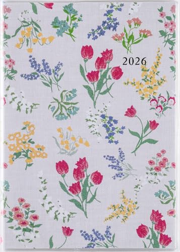 247 ラフィーネカルネ 1 手帳 高橋書店 2026年版 花柄 マンスリー B6判 送料無料
