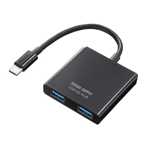 Rakuten - サンワサプライ USB Type-C ハブ（A×2/C×1） USB-3TCP9BK 送料無料