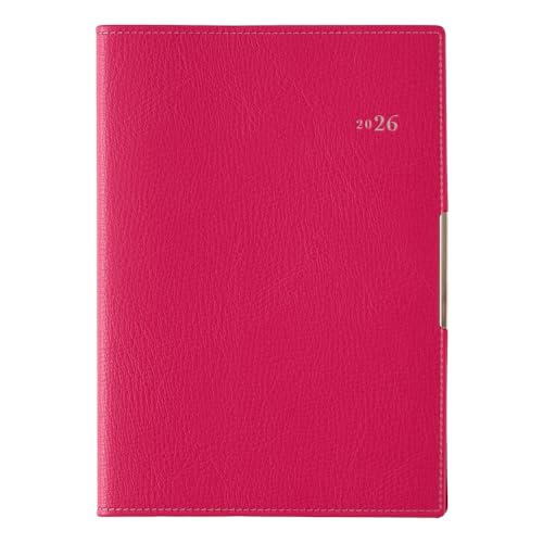 能率 ペイジェム 手帳 2026年 B6 マンスリー グラース レッド 2517 (2025年 12月始まり) 送料無料
