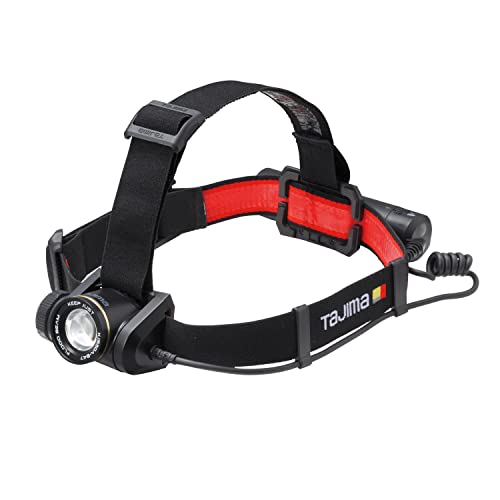 タジマ(Tajima) LED ヘッドライト キープジャスト 電池切れまで明るさ100%キープ ブースト最大500lm 専用充電池セット 送料無料
