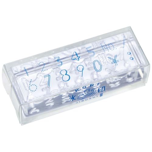 乐天商城 - キングジム スタンプ 透明スタンプ 氷印 長サイズ ナンバー CLSA26-003 送料無料