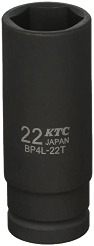 Rakuten - KTC (京都機械工具) 12.7mm (1/2インチ) インパクトレンチ ソケット (ディープ薄肉) 22mm BP4L22TP 送料無料