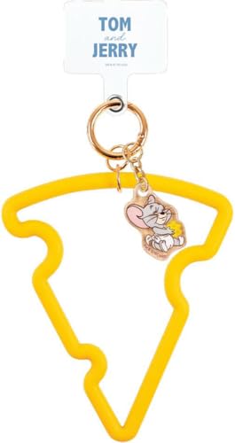 TF/H116×W99×D7mm(シリコーンパーツ)/TJ-5546755TF・Color:TFSize:H116×W99×D7mm(シリコーンパーツ)・パッケージ個数:1・サイズ(約):高さ116×幅99×奥行7mm(シリコーンパーツ)、高さ49×幅44mm(PVCパーツ)、高さ36×幅38×奥行3mm以内(アクリルパーツ)・素材・材質:シリコーン・PVC (ポリ塩化ビニル)・アクリル・亜鉛合金・鉄・原産国:中国・トムとジェリーチーズ型スマホストラップ TF・チーズの形がかわいいスマホストラップ!チーズを腕に引っ掛けて使えるトムとジェリーチーズ型スマホストラップ TF チーズの形がかわいいスマホストラップ チーズを腕に引っ掛けて使える サイズ:約H116×W99×D7mm(シリコーンパーツ)、H49×W44mm(PVCパーツ)、H36×W38×D3mm以内(アクリルパーツ) 材質:シリコーン・PVC・アクリル・亜鉛合金・鉄 原産国:中国