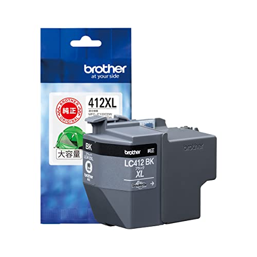 Rakuten - 【ブラザー純正】 ブラザー工業(Brother Industries) インクカートリッジブラック(大容量)LC412XLBK対応型番: 送料無料