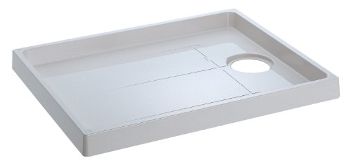 SANEI(サンエイ) 洗濯機パン 外寸640mm×800mm 耐荷重350kg アイボリーホワイト 点検口付 H541-800 送料無料
