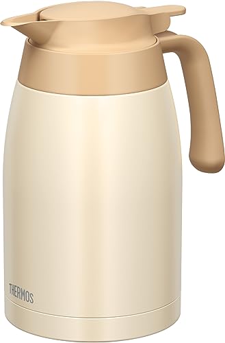 サーモス ステンレスポット 1.5L クリームホワイト 保温ポット 魔法びん構造 TTB-1...