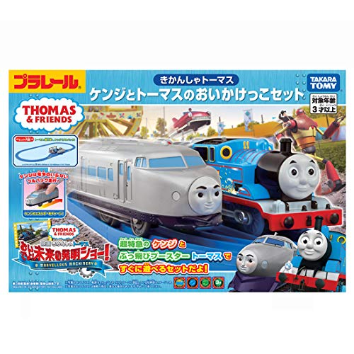 トーマス、ケンジとトーマスのセットマルチカラー/7×41×31cm/-・パッケージ個数:1・単3形乾電池1本使用(電池は別売です。)・原産国:タイ・梱包サイズ:7×41×31cm商品紹介 プラレール トーマス きかんしゃトーマス ケンジとトーマスのおいかけっこセット 安全警告 プラレール トーマス きかんしゃトーマス ケンジとトーマスのおいかけっこセット