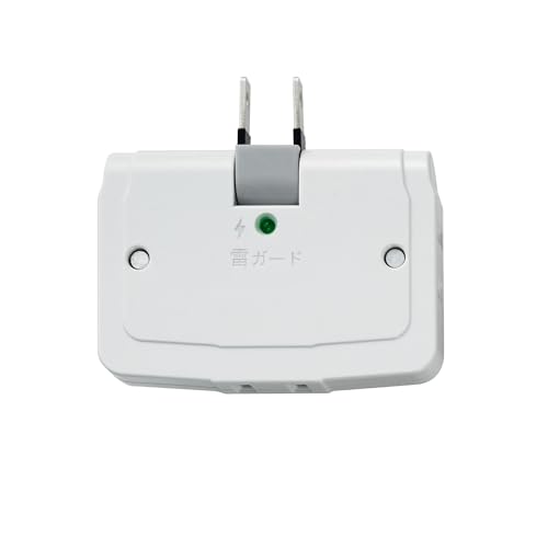 エルパ(ELPA) サージ付タップ コンセント 雷ガード 耐雷 3個口 125V 15A 節電 A-360SB(W) 送料無料