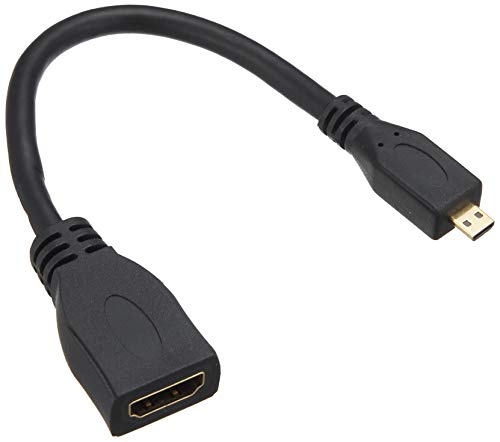(1) HDMI変換 単品ブラック/micro HDMI - HDMI/TB-HDAD2BK・Size:micro HDMI - HDMIStyle:(1) HDMI変換 単品・パッケージ個数:1・HDMI-micro端子(タイプD)を持つタブレットパソコンなどをテレビに接続することができます。・外部ノイズの干渉から信号を保護する3重シールドケーブルを採用しています。・HDMI端子(タイプA)をHDMI-Micro端子(タイプD)に変換するHDMI変換ケーブルです。・ケーブルの長さは10cmです。(br)・サビなどに強く信号劣化を抑える金メッキプラグを採用しています。【 仕様 】 ■ 対応機種:HDMI(タイプA)メス:HDMI(タイプA)ケーブル/HDMI Micro(タイプD)オス:HDMI Micro端子搭載のスマートフォン等 ■ コネクタ形状:HDMI(タイプA)メス-HDMI Micro(タイプD)オス ■ 対応解像度:最大4K×2K(60Hz) ■ カラー:ブラック ■ ケーブル長:約10cm ※コネクタ部含まず ■ その他:ケーブル径:約4.5mm 【 説明 】 ■ HDMI端子(タイプA)をHDMI-Micro端子(タイプD)に変換するHDMI変換ケーブルです。 ■ HDMI-micro端子(タイプD)を持つタブレットパソコンなどをテレビに接続することができます。 ■ サビなどに強く信号劣化を抑える金メッキプラグを採用しています。 ■ 外部ノイズの干渉から信号を保護する3重シールドケーブルを採用しています。 ■ ケーブルの長さは10cmです。 ■ EUの「RoHS指令(電気・電子機器に対する特定有害物質の使用制限)」に準拠(10物質)しています。 ■ 当製品はIC非搭載のパッシブタイプです。※逆方向の接続でも使用可能ですが、対応機器が限られます。 【商品に関するお問い合わせ】 エレコム総合インフォメーションセンター TEL. 0570-084-465 FAX. 0570-050-012 受付時間 / 10:00~19:00 年中無休