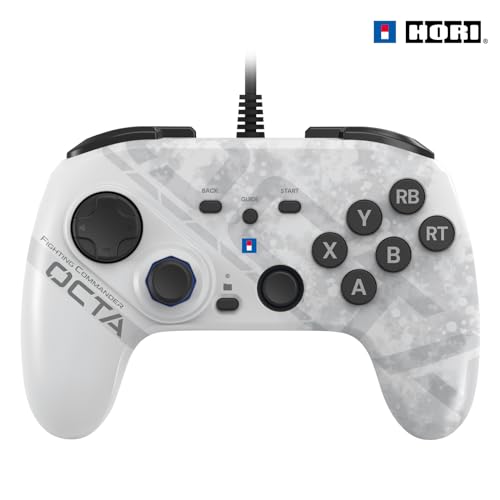 WHITE/-/HPC-060・Color:WHITEPatternName:限定無し・パッケージ個数:1・・PC専用ファイティングコマンダーOCTA(Windows11/10対応)・・天面6ボタン配置／高耐久マイクロスイッチ・・アナログスティック8角ガイド・・専用アプリで入力感度調整可能・※本品はPC専用です。 PlayStation5およびPlayStation4には使用できません。コマンド入力に特化した機能を多数搭載する”格闘ゲーム向け”パッド型コントローラーにPC専用モデルが登場。 ・天面6ボタン配置 格闘ゲームに最適なコマンド入力や同時押しがしやすい天面6ボタン配置です。 耐久回数800万回の高耐久マイクロスイッチを搭載しています。 ・スライドスティック 右スティックはスライドスティックを採用することで高さを抑え、 メインボタンの入力時に干渉しない設計になっています。 ・アナログスティック 8角ガイドを搭載することでより正確な入力が可能です。 従来製品よりもスティックの倒れ角度が浅く素早い入力が可能です。 ・入力感度の調整が可能な方向パッド 上下左右・斜め方向など、入力しやすさを調整できます。 ・細かなカスタマイズが可能なアプリ 専用のアプリを使うことで各種機能を自分好みに設定できます。 ・外形寸法：(幅)約17cm×(奥行)約9cm×(高さ)約4.8cm ・質量： 約250g ・ケーブル長： 約3m ・接続方式： USB Type-A接続 ・必要システム：USB ポート(Type-A)、インターネット接続環境 ・対応OS ： WindowsR11/10 【ご注意・その他】 ※ 写真およびイラストと本品は多少異なる場合があります。 ※ 本品の仕様および外観は改良のため予告なく変更することがありますのでご了承ください。 ※ PCのソフトウェアによっては全ての機能がお使いいただけない場合があります。 　 その場合は、最新のシステムソフトウェアにバージョンアップしてからご利用ください。 ※ 本品はワイヤレスコントローラーではありません ※記載されている機能以外は搭載しておりません。 ※ その他すべての商標は、それぞれの所有者に帰属します。